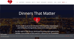 Desktop Screenshot of dinnersthatmatter.org